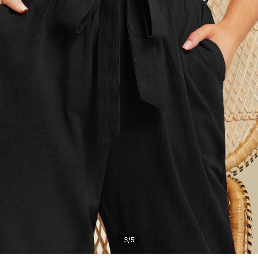 Comfy black pants dress up or down